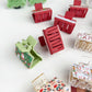 Beau - Cute Christmas Style Printed Claw Clip