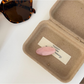 Beau - Sweet Oval Bow Detail Duckbill Hair Clip