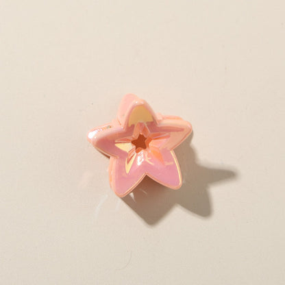 Beau - Glossy Star Shaped PS Decorative Claw Clip