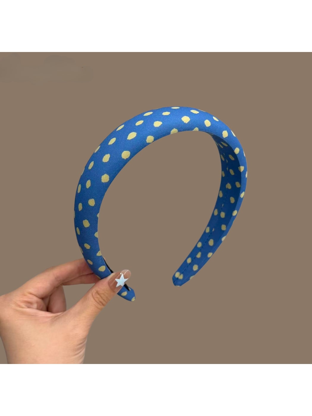 Gifty - Rounded Polka Dot Fashion Hair Headband