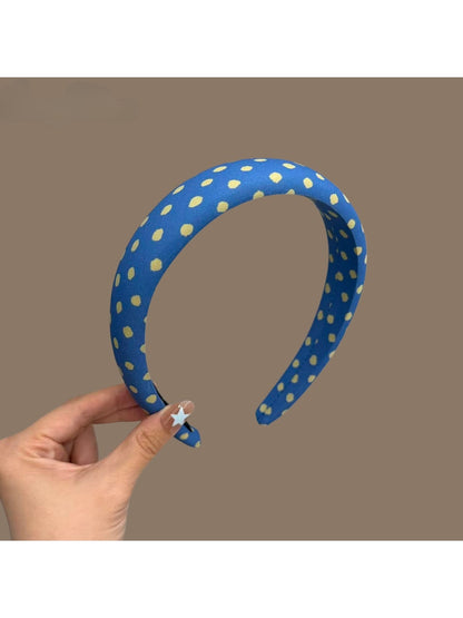 Gifty - Rounded Polka Dot Fashion Hair Headband