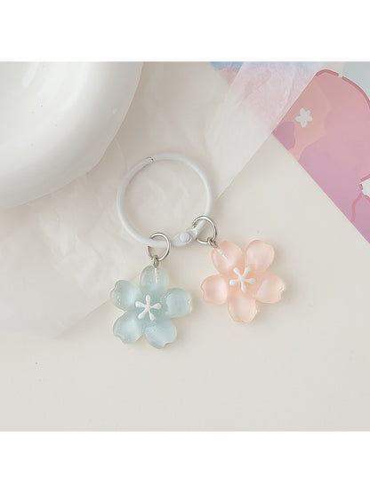 Keypus - Cherry Blossom-Shaped Pendant Keychain