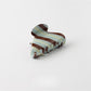 Beau - Retro Inspired Striped PVC Hair Claw Clip