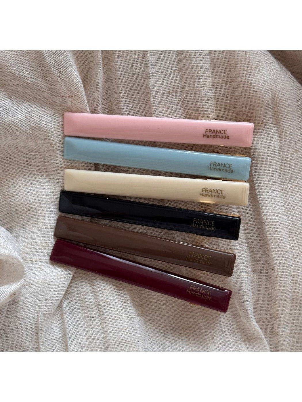 Beau - Polka Dot Straight Bar Side Hair Clip