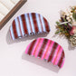 Beau - Blue Brown Stripes Claw Clip