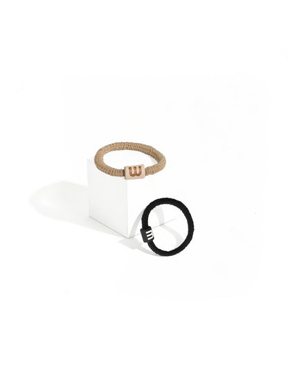 Gifty - Simple Letter M Hair Tie