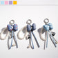 Keypus - Charming Bow Shaped Beaded Keychain