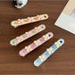 Beau - Sweet Floral Acetate Side Bangs Hair Clip