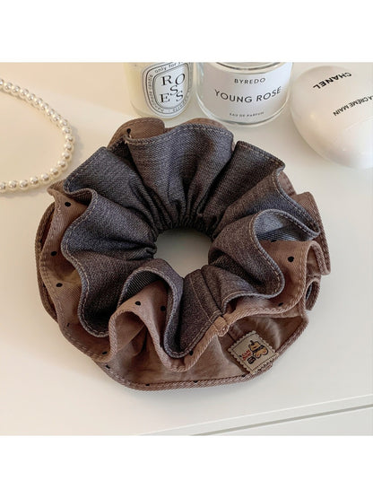 Gifty - Denim Square Scarf Hair Tie
