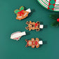 Beau - Christmas Cute Fox and Bell Hair Clip Set