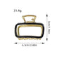 Beau - Minimal Geometric Open Frame Claw Clip