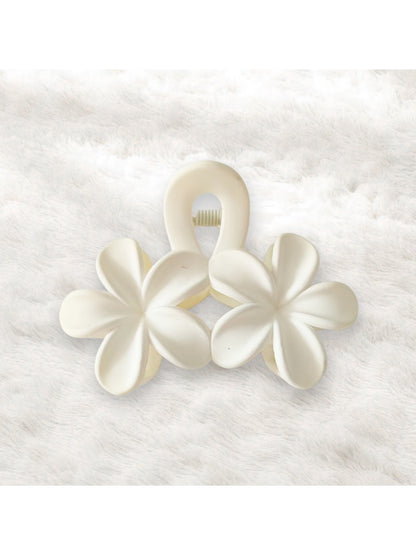 Beau - Matte Petal Design Floral Hair Claw Clip