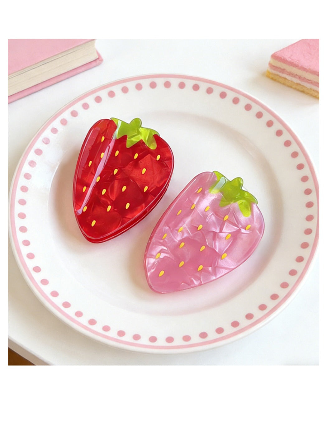 Beau - Strawberry-Shaped Hair Clip