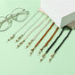 Velra - Solid Color Beaded Eyeglass Strap
