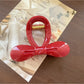 Beau - Cutout Bow Tie Hair Claw Clip