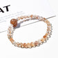 Lovra - Minimalist Color Blocked Crystal Beaded Bracelet