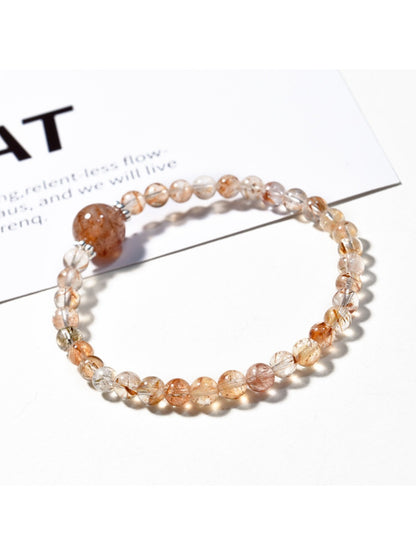 Lovra - Minimalist Color Blocked Crystal Beaded Bracelet