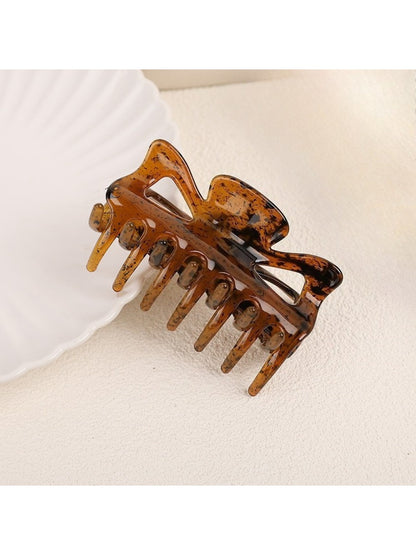 Beau - Retro Minimalist Brown Hair Clip