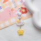 Keypus - Cute Cloud and Star Charm Keychain