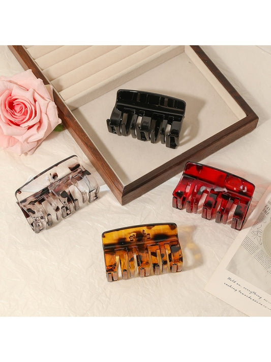 Beau - Clear Rectangle Claw Clip