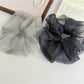 Gifty - Polka Dot Mesh Polyester Fabric Scrunchie