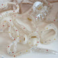 Beau - White Geometric Hair Claw Clip