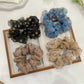Gifty - Double Layer Organza Bow Hair Tie Crystal