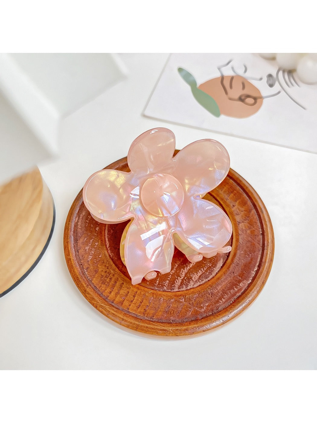 Beau - Minimalist Iridescent Hair Clip