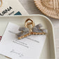 Beau - Geometric Bow Accent Hair Claw Clip