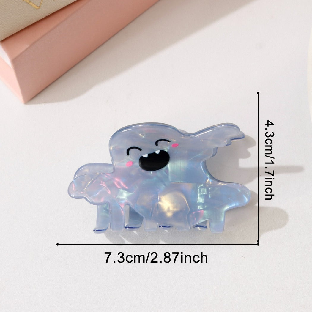 Beau - Cartoon Ghost Shaped PVC Claw Clip