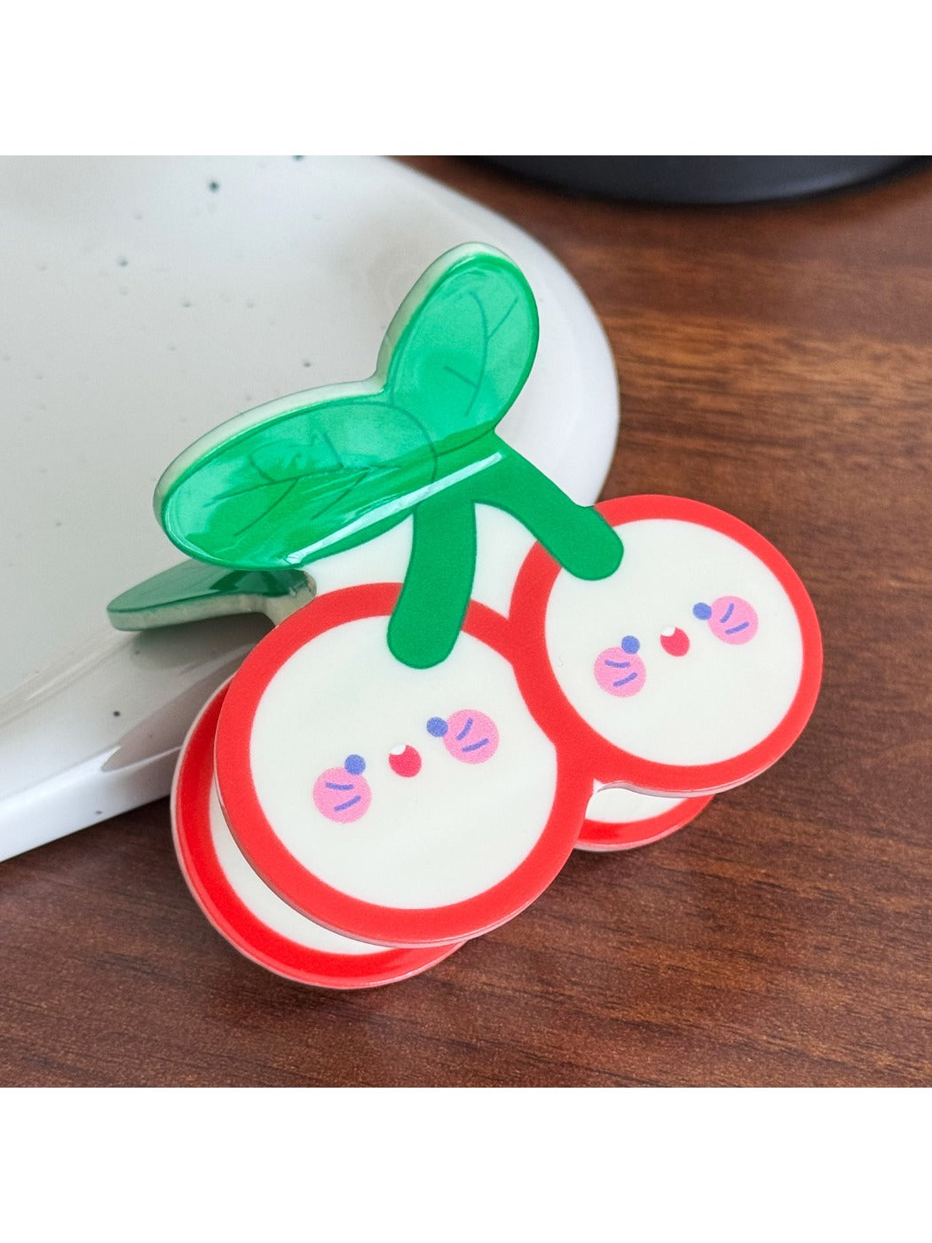 Beau - Cartoon Fruit Claw Clip High Ponytail