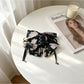Beau - Decorative Floral Ribbon Bow Ponytail Hair Clip