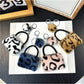Keypus - Mini Leopard Print Bag Charm Keychain