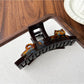 Beau claw clip in natural light, showcasing glossy acetate finish