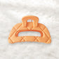 Beau - Geometric Hollow Out Plastic Alloy Claw Clip