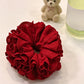 Gifty - Polyester Lace Bow Detail Round Scrunchie