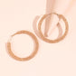 Earedge - Multicolor Rhinestone Hoop Earrings