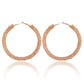 Earedge - Multicolor Rhinestone Hoop Earrings