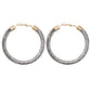 Earedge - Multicolor Rhinestone Hoop Earrings