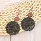 Earedge - Perforated Teardrop Drop Earrings