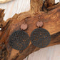Earedge - Perforated Teardrop Drop Earrings