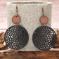 Earedge - Perforated Teardrop Drop Earrings
