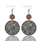 Earedge - Perforated Teardrop Drop Earrings