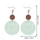 Earedge - Perforated Teardrop Drop Earrings