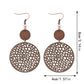 Earedge - Perforated Teardrop Drop Earrings