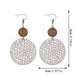 Earedge - Perforated Teardrop Drop Earrings