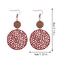 Earedge - Perforated Teardrop Drop Earrings