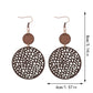 Earedge - Perforated Teardrop Drop Earrings