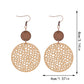 Earedge - Perforated Teardrop Drop Earrings