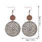 Earedge - Perforated Teardrop Drop Earrings